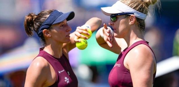 Tênis: Luisa Stefani e a parceira Gabriela Dabrowski