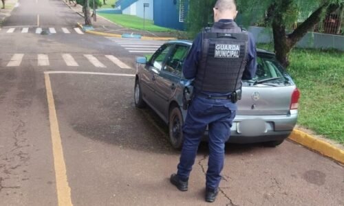 Gol furtado é recuperado pela polícia em Toledo após denúncia de abandono
