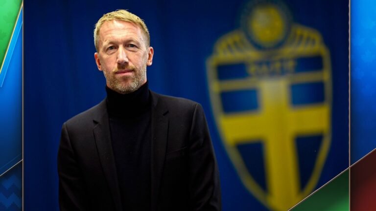 Graham Potter was appointed Sweden head coach in October following his sacking by West Ham