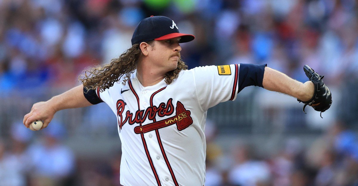 Grant Holmes takes the mound for the Braves at the White Sox