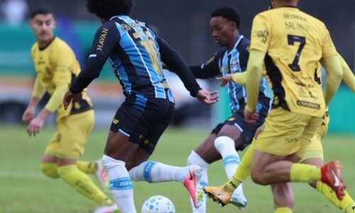 Grêmio vence FC Cascavel de virada em amistoso disputado no Estádio Olímpico Regional