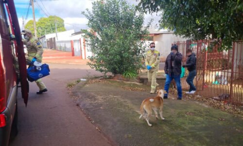 Homem de 63 anos sofre queda em calçada na Avenida das Torres em Cascavel