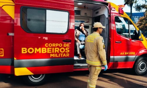 Idoso de 78 anos bate o rosto no chão e é socorrido pelo Siate