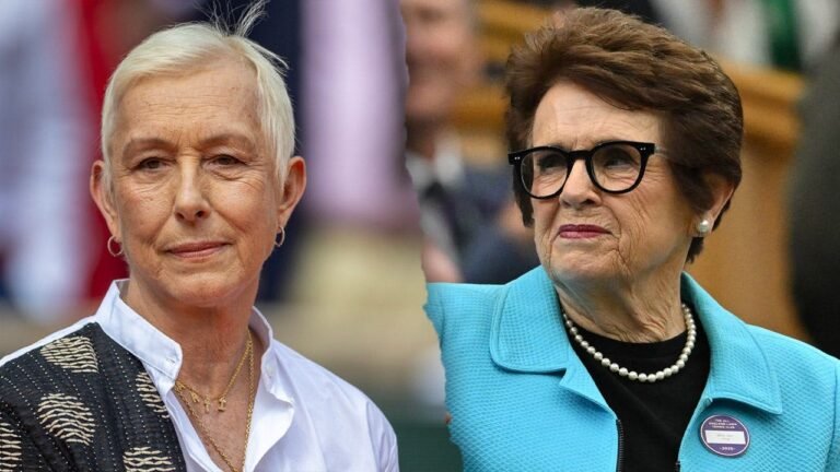 Martina Navratilova says Billie Jean King’s trans-athlete stance ‘doesn’t square’ with her own words