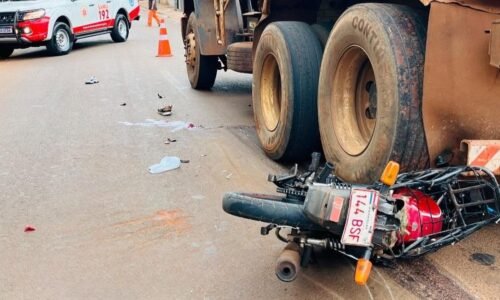 Mulher fica em estado gravíssimo após ter pé esmagado por caminhão no Jardim Canadá