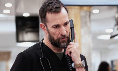 Noah Wyle Was Glad He Remained Off Set While His Wife Shot Her Scenes