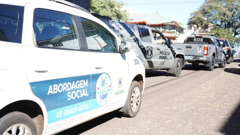 Operação Resgate Pela Vida reforça acolhimento a pessoas em situação de rua durante onda de frio em Cascavel