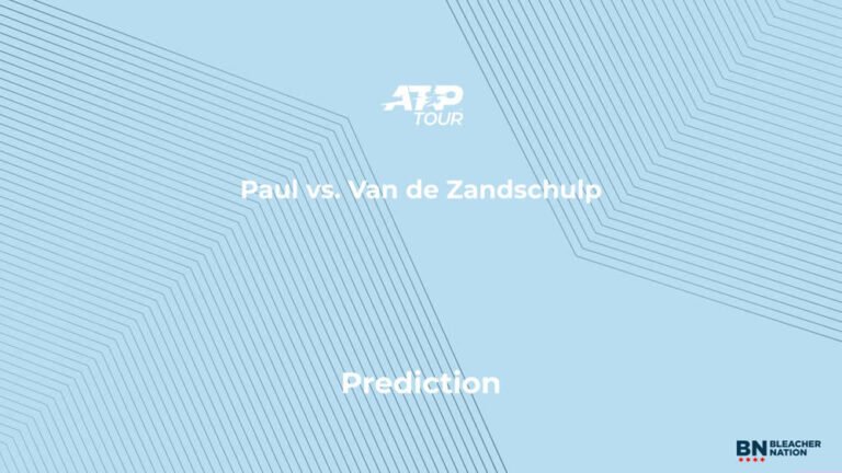 Paul vs. Van de Zandschulp Prediction at the cinch Championships - Wednesday, June 17