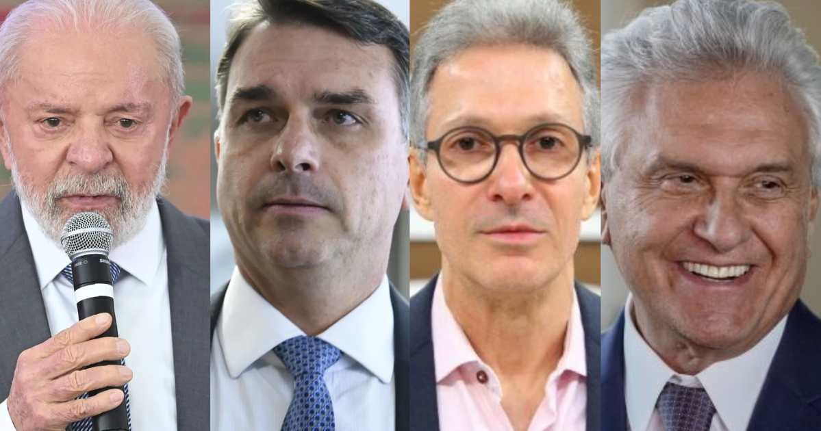 PoderData: Lula empata com Flávio, Zema e Caiado no 2º turno