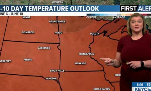 Quiet start to the week; rain, heat, humidity return by this weekend