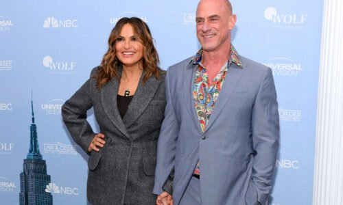 SVU "Partners" Chris Meloni & Mariska Hargitay Had a Silly Reunion