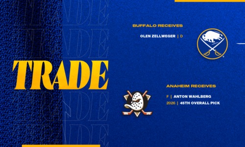 Sabres acquire defenseman Zellweger from Ducks
