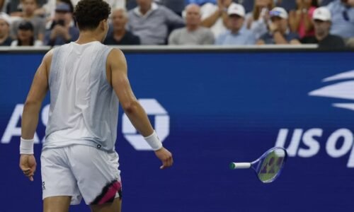 Ben Shelton at the US Open.
