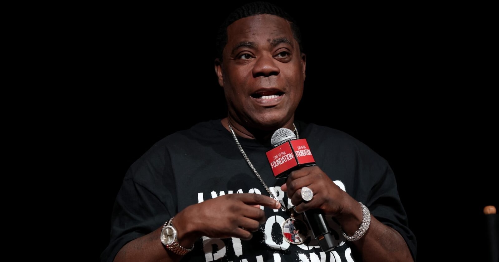 Tracy Morgan attends the SAG-AFTRA Foundation Conversations "The Fall And Rise Of Reggie Dinkins"" screening and conversation.