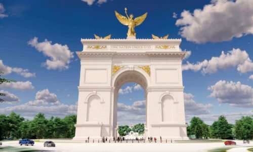 Trump's arch construction to run 20 hours a day for 2 to 3 years, documents show