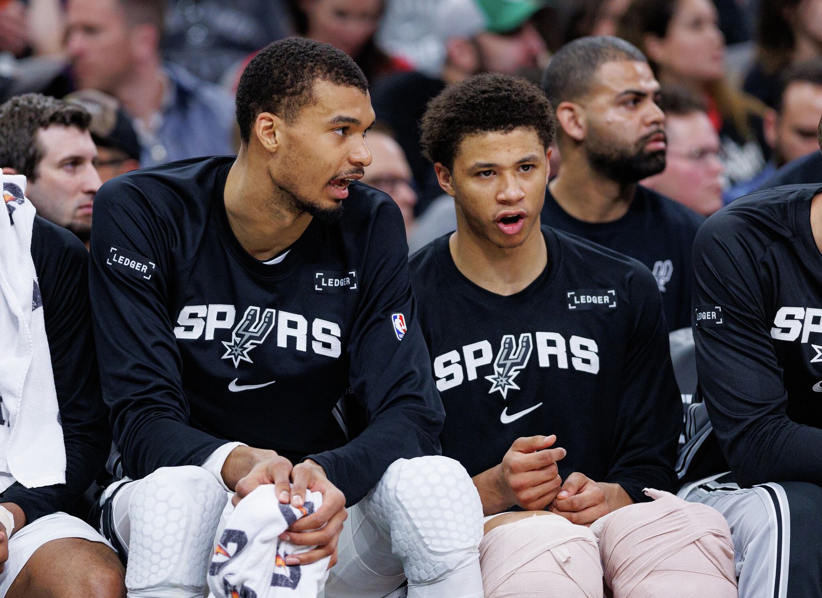 Wemby visited the World’s Quietest Room during NBA playoff