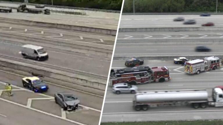 car hits concrete wall – NBC 6 South Florida