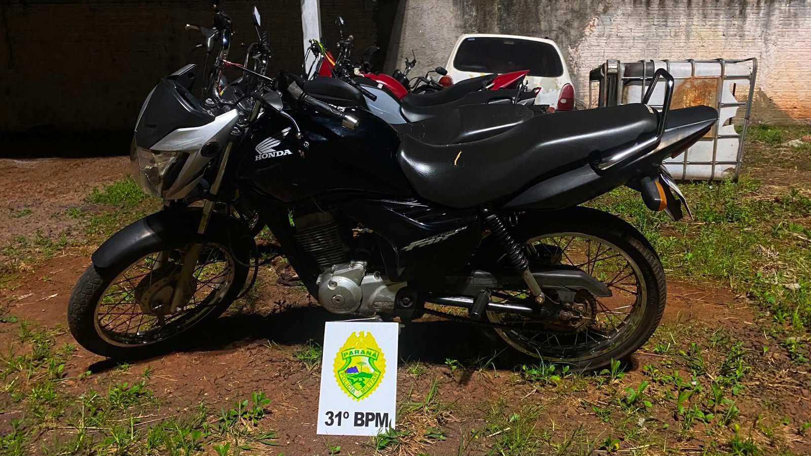 Adolescente é flagrado conduzindo moto irregular e sem habilitação em Cafelândia
