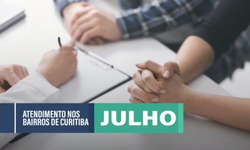 Confira as datas dos atendimentos de julho em Curitiba