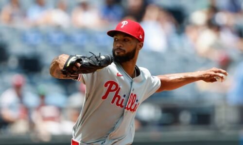Cristopher Sanchez’s ERA rose from 2.00 to 2.62 after his ugly start against the Royals on Monday in Kansas City.