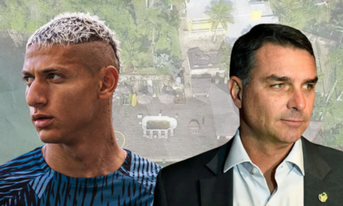Disputa por mansão de R$ 10 mi envolve Richarlison e Flávio Bolsonaro