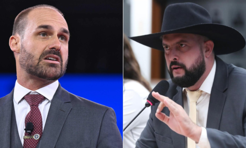 Eduardo reage com publicações contra Zé Trovão após colega de partido chamar Jair Bolsonaro de 'covarde'
