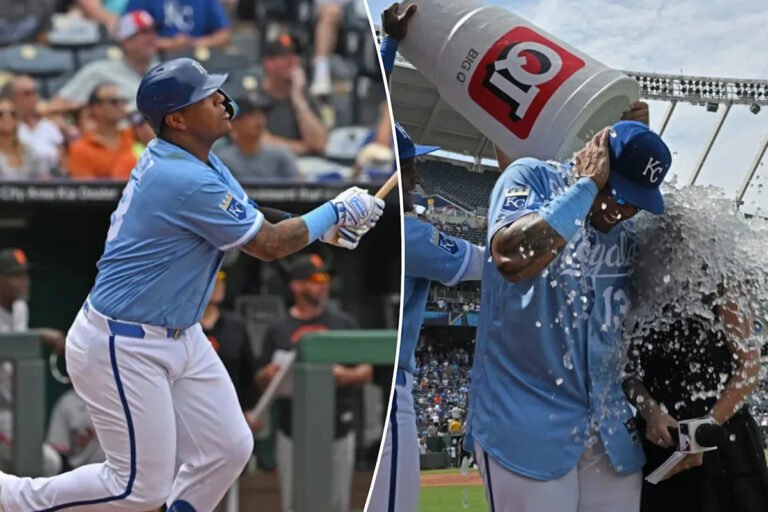 Fan who jumped into fountain to snag Salvador Perez’s record homer was arrested