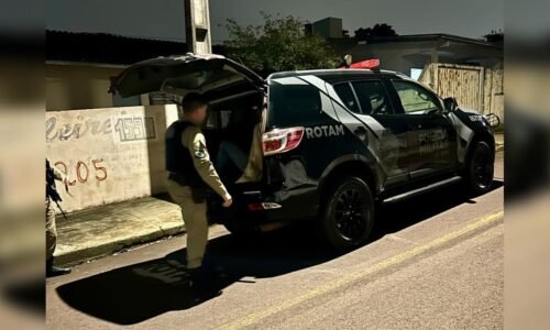 Foragido da Justiça é capturado durante patrulhamento da ROTAM no Bairro Guarujá, em Cascavel