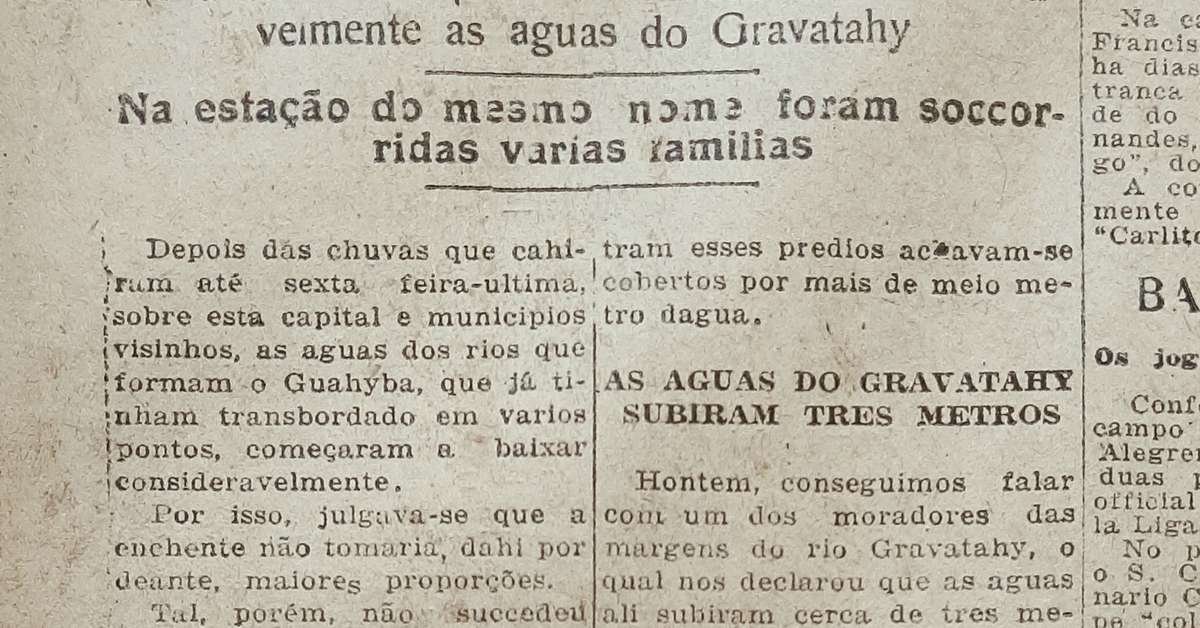 Grande cheia do rio Gravataí causa transtornos
