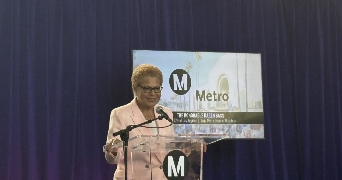 LA Mayor Bass previews ‘fare-free’ system as she takes the Metro Board chair gavel for a second time