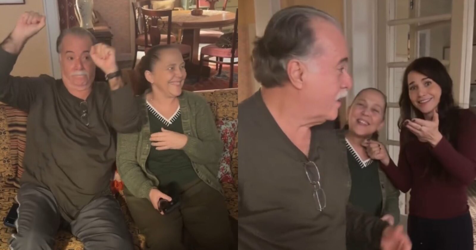 Letícia Colin, Tony Ramos e Isabela Garcia se divertem ao darem 'aula' durante gravações de novela': 'Ninguém pediu'