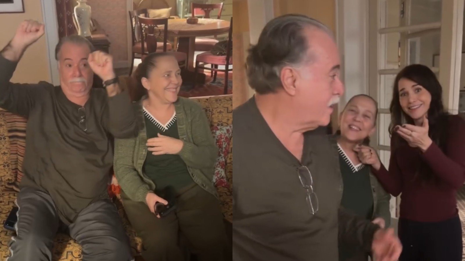 Letícia Colin, Tony Ramos e Isabela Garcia se divertem ao darem 'aula' durante gravações de novela': 'Ninguém pediu'