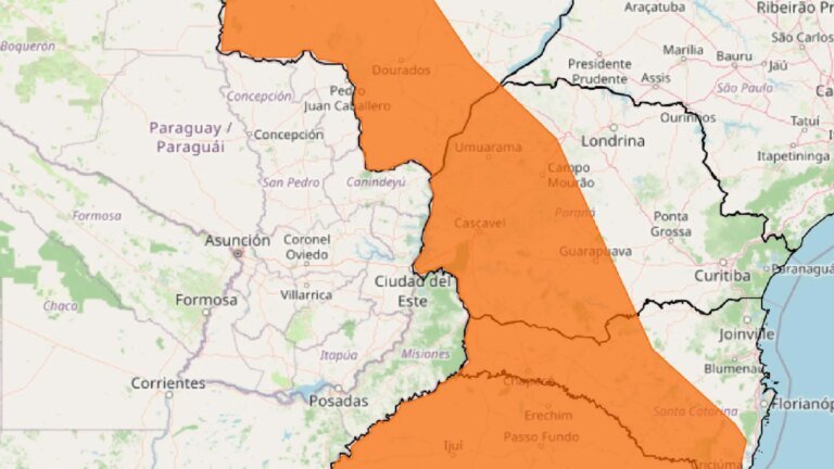 Mais de 200 cidades do Paraná entram em alerta para vendavais