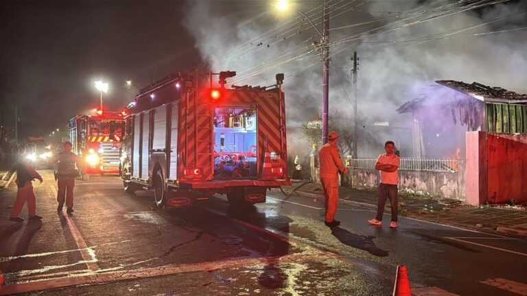 Menino de 5 anos morre carbonizado em incêndio em residência em Ponta Grossa