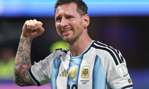 Lionel Messi se emociona após vitória da Argentina contra o Egito, na Copa do Mundo