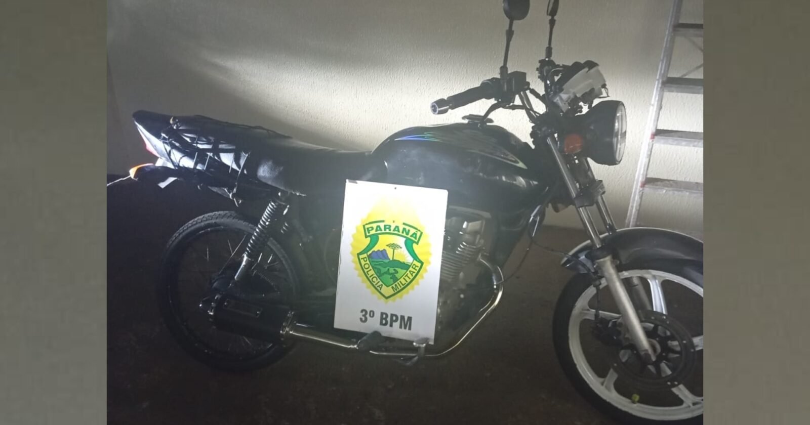 Motociclista sem CNH tem veículo apreendido em Itapejara do Oeste