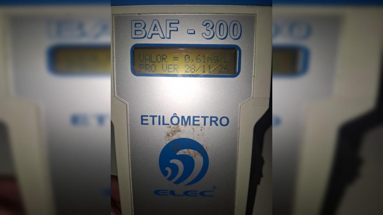Motorista é preso por embriaguez ao volante durante operação na PR-486