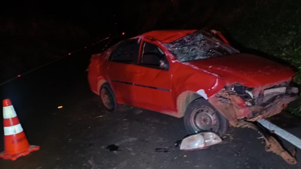 Mulher morre após grave acidente na PR-484, em Boa Vista da Aparecida