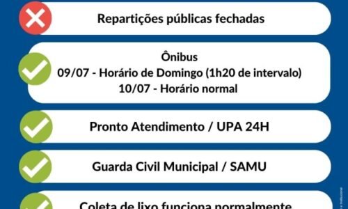 Município de Araras - Revolução Constitucionalista: veja o que abre e fecha no feriado