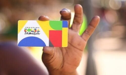Cartão do programa Bolsa Família