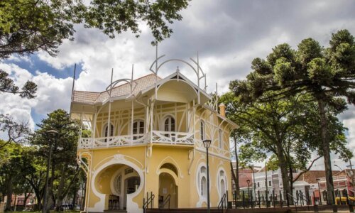 Palácio histórico de Curitiba recebe exposição com aves típicas do Litoral do Paraná