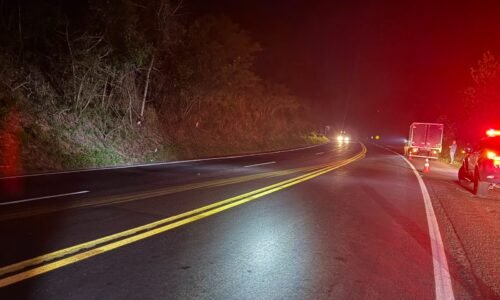 Pedestre fica gravemente ferido após atropelamento na BR-376, em Ortigueira