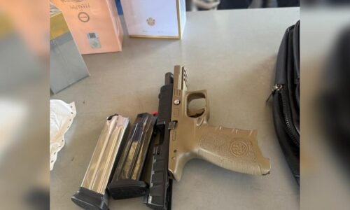 Pistola 9 mm é apreendida na Ponte da Amizade durante fiscalização da Operação Ágata