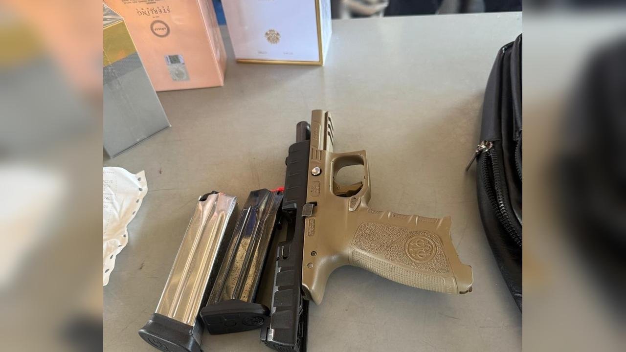 Pistola 9 mm é apreendida na Ponte da Amizade durante fiscalização da Operação Ágata