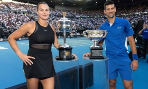 Sabalenka e Djokovic encabeçam duplas mistas do US Open - 28/07/2026 - Esporte
