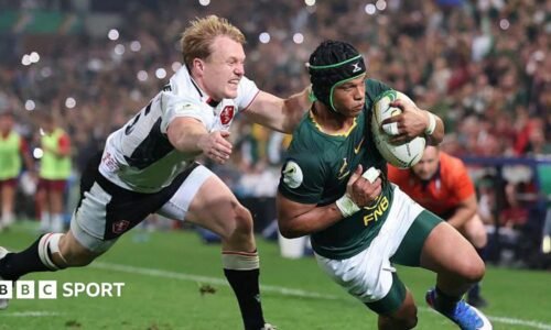 South Africa 43-0 Wales: Nations Championship 2026 - as it happened