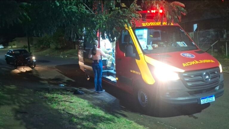 Tentativa de evitar atropelamento de cães termina em colisão no Cataratas em Cascavel