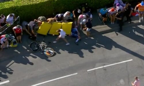Tour de France: Florian Lipowitz stürzt, muss das Rennen aufgeben | Sport