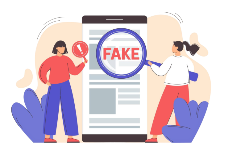 garota-plana-com-lupa-digitalizacao-e-verificar-noticias-no-smartphone-espalhando-o-conceito-de-noticias-falsas-hoax-na-internet-e-nas-redes-sociais-divulgacao-de-informacoes-inveridicas