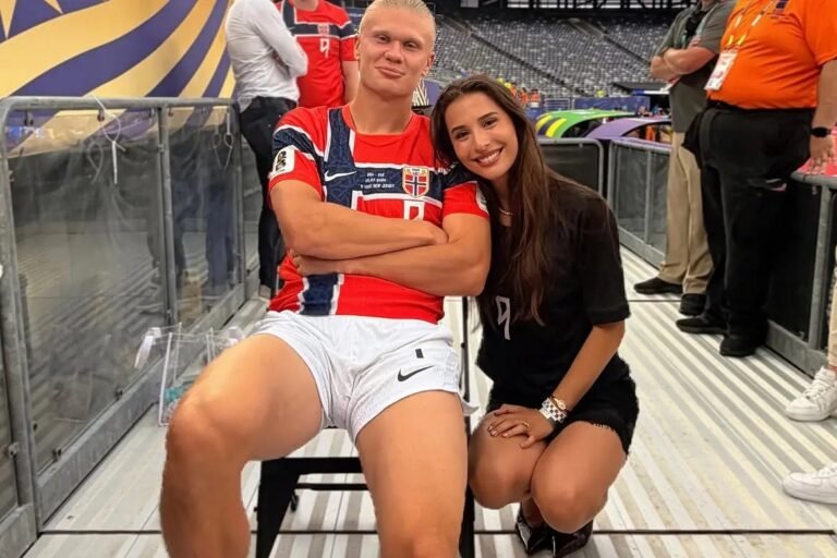 quem é Isabel Johansen, mulher de Haaland que acompanha a Noruega na Copa do Mundo
